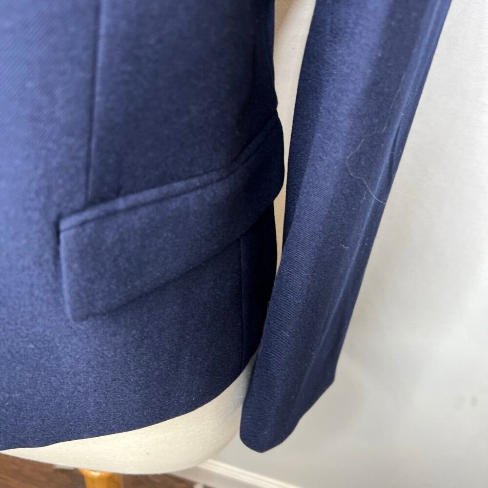 J.Crew $198 Petite Original Schoolboy Blazer Navy Size P2 AZ566 - Picture 4 of 10